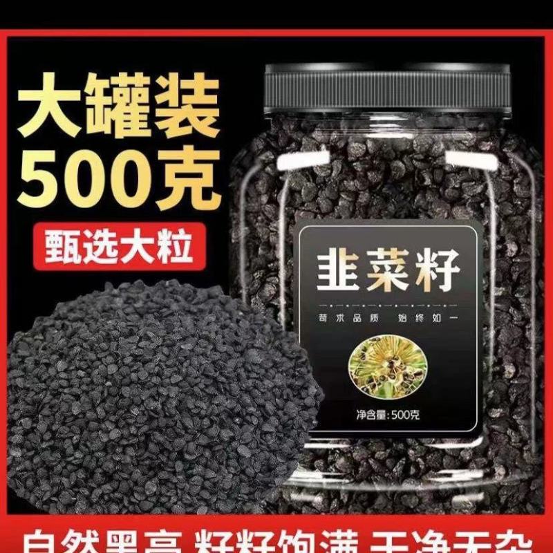 韭菜籽中药材韭菜子粉持男性久大宽叶红根生韭菜籽茶非炒熟泡