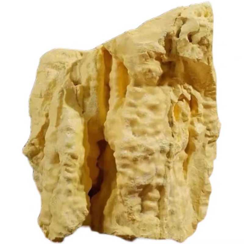 石硫磺产地广西自然形成可食用的工业硫磺，纹理清晰对接药厂