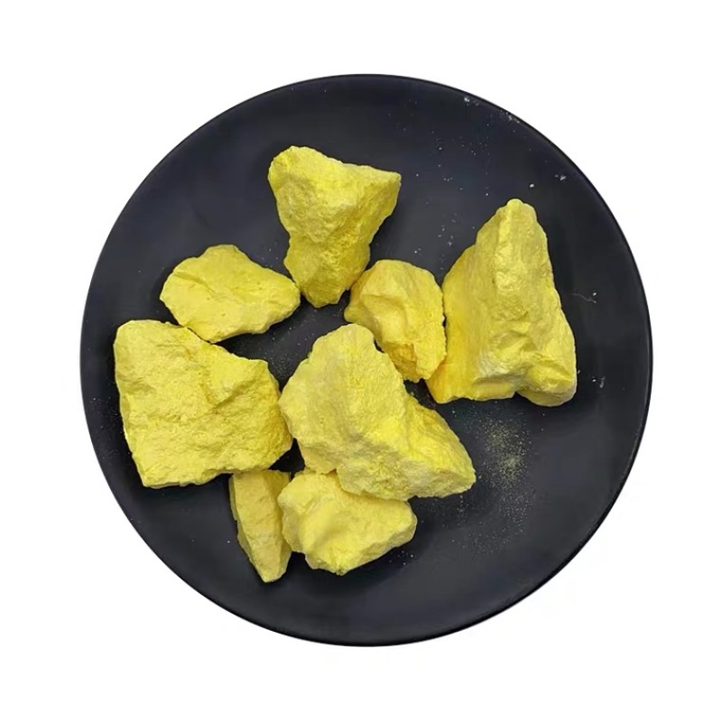 石硫磺产地广西自然形成可食用的工业硫磺，纹理清晰对接药厂