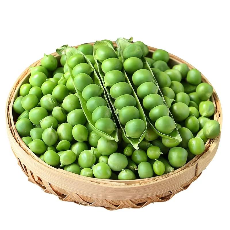 陕南手剥豌豆新鲜现摘时令蔬菜带壳甜脆豌豆四季豆