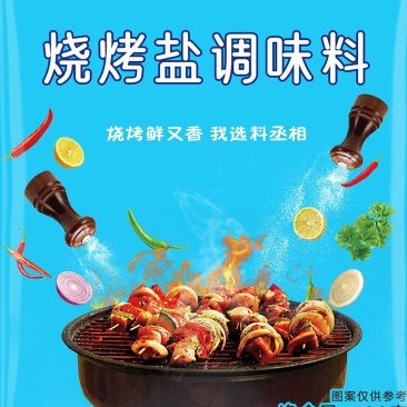 烧烤调料撒料小料烧烤盐增鲜飘香粉锦州白料孜然粉烤肉店商用