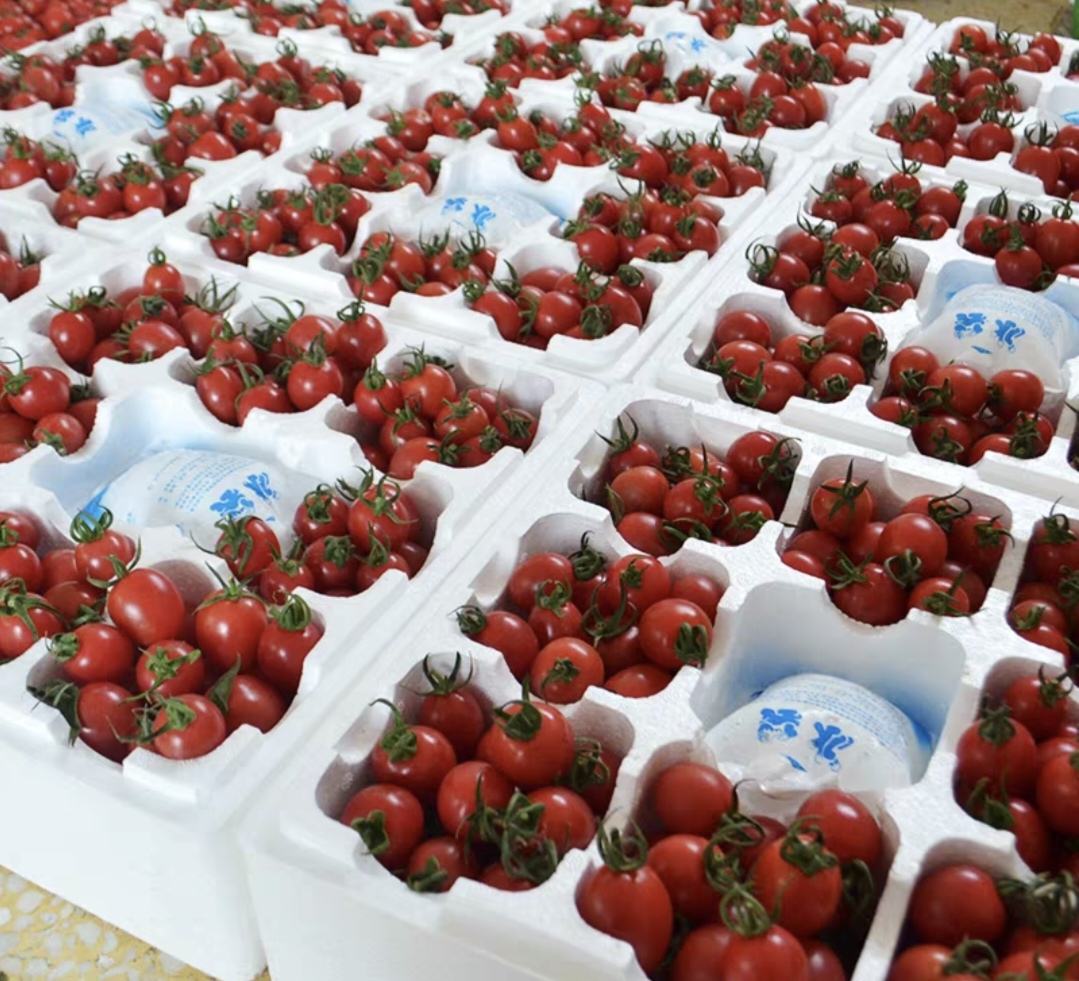 千禧圣女果在市场上的销售场景
