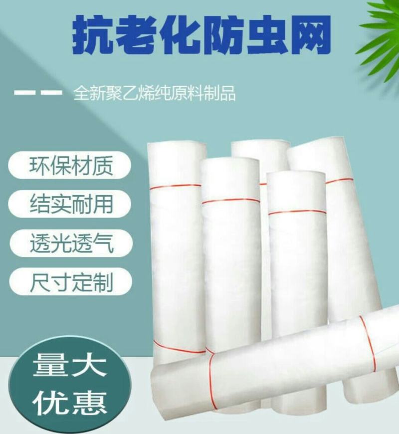 抗老化防虫网大棚专用农用果园植物花卉防虫网罩养猪场防蝇