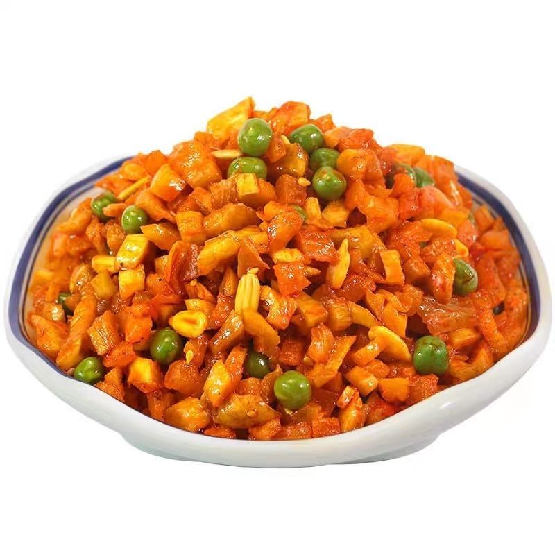 五仁酱丁酱菜整箱批发咸菜香辣萝卜干下饭菜萝卜丁榨菜