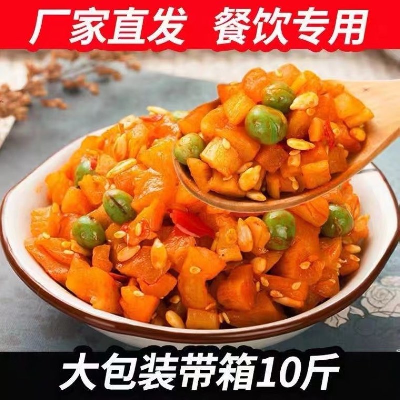 五仁酱丁酱菜整箱批发咸菜香辣萝卜干下饭菜萝卜丁榨菜