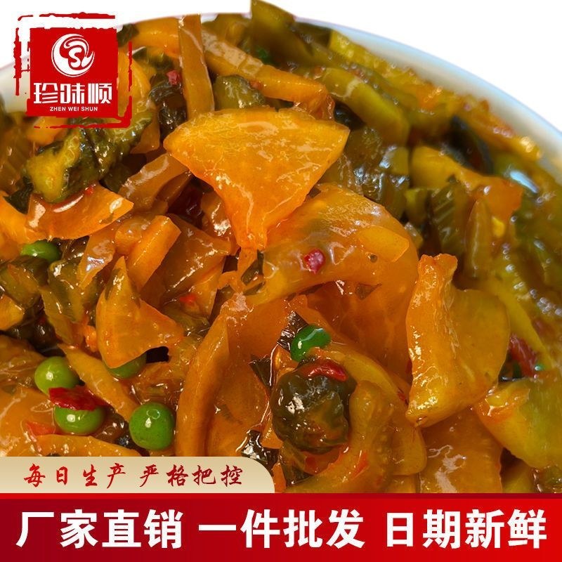 红油八宝酱八宝什锦菜下饭菜咸菜大全整箱批发八宝菜东北酱菜