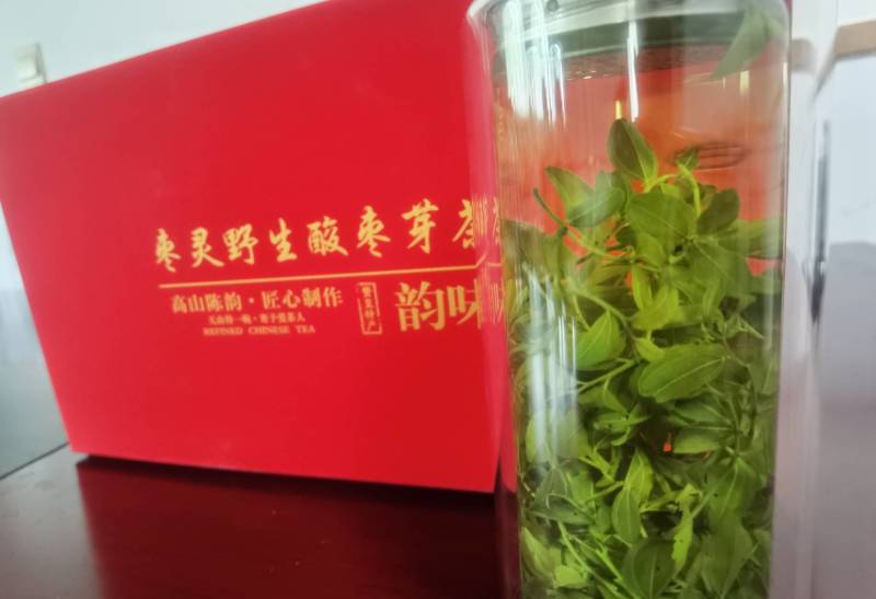 道地产地自产自销！品自然之味，就选枣灵酸枣芽茶！