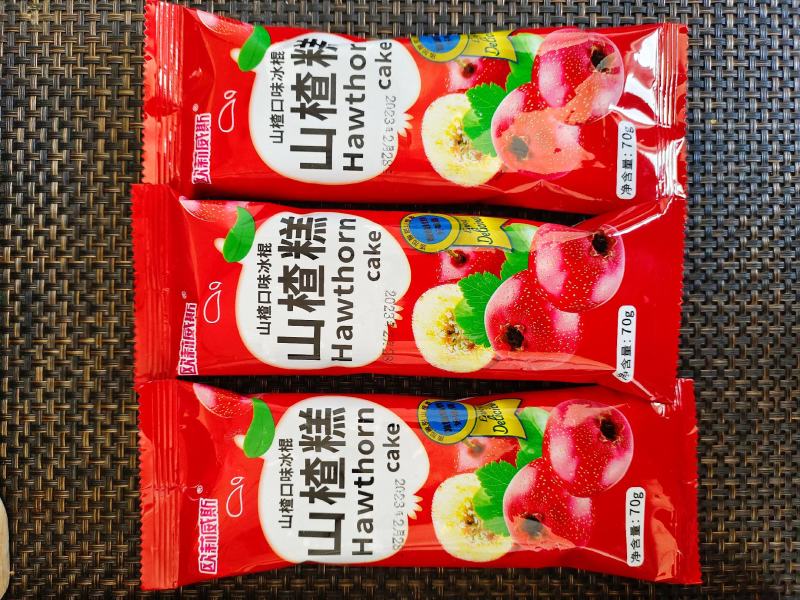 山楂口味雪糕冰棍批发厂家一手货源冰激凌冷饮工厂