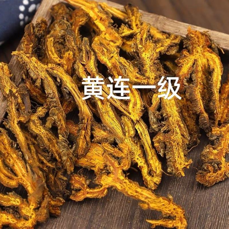 黄连一级产地湖北无熏无硫自然晾干产地直发对接药店药厂