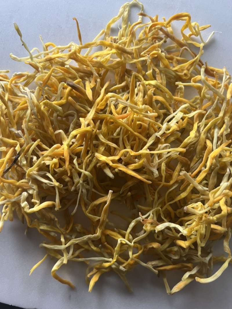黄花菜展会地摊农家自制黄花菜干干黄花菜