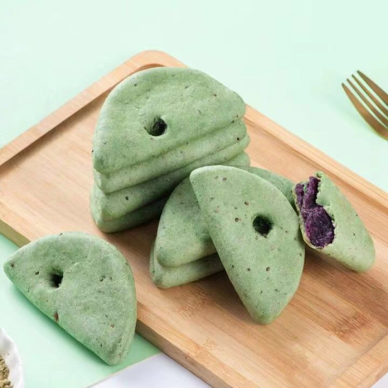 奇亚籽紫薯饼芋泥饼批发好吃饱腹