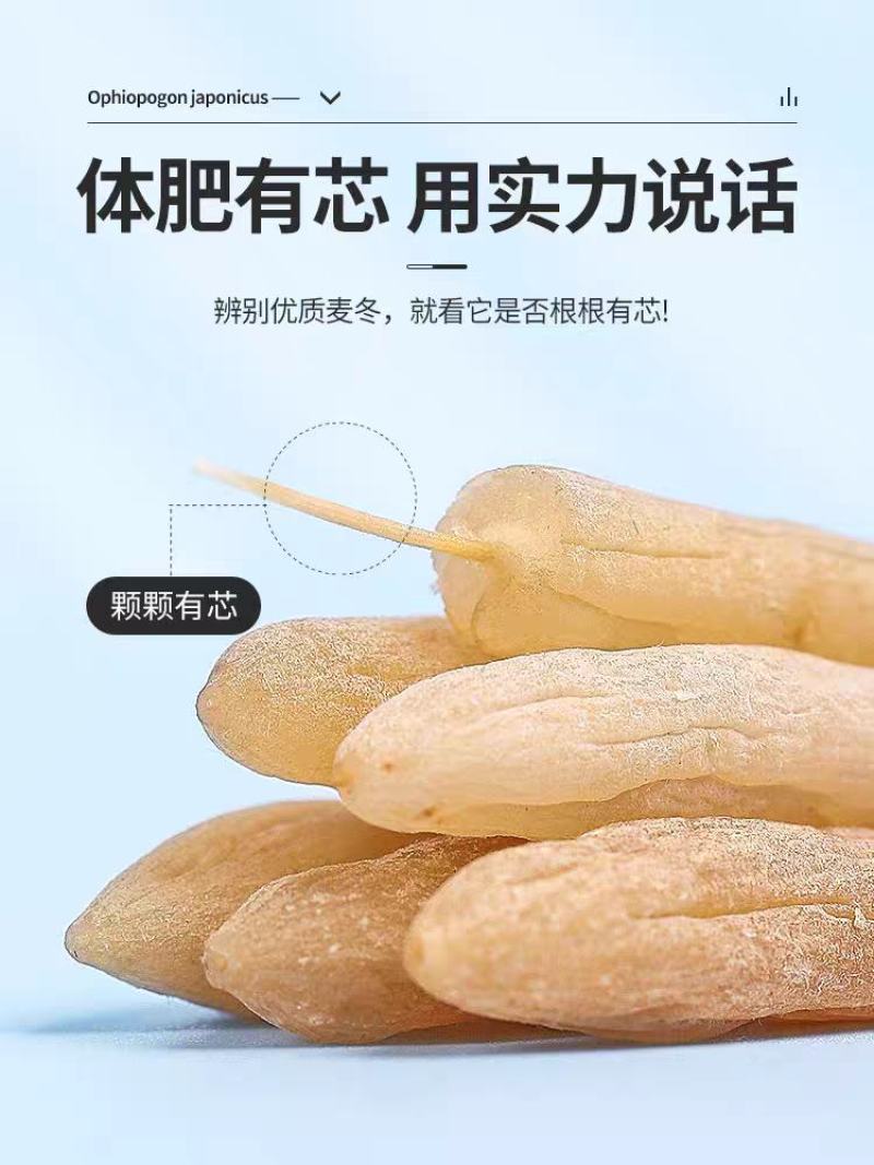 川麦冬，个大均匀饱满，颜色好，个个有芯，正宗四川麦冬。
