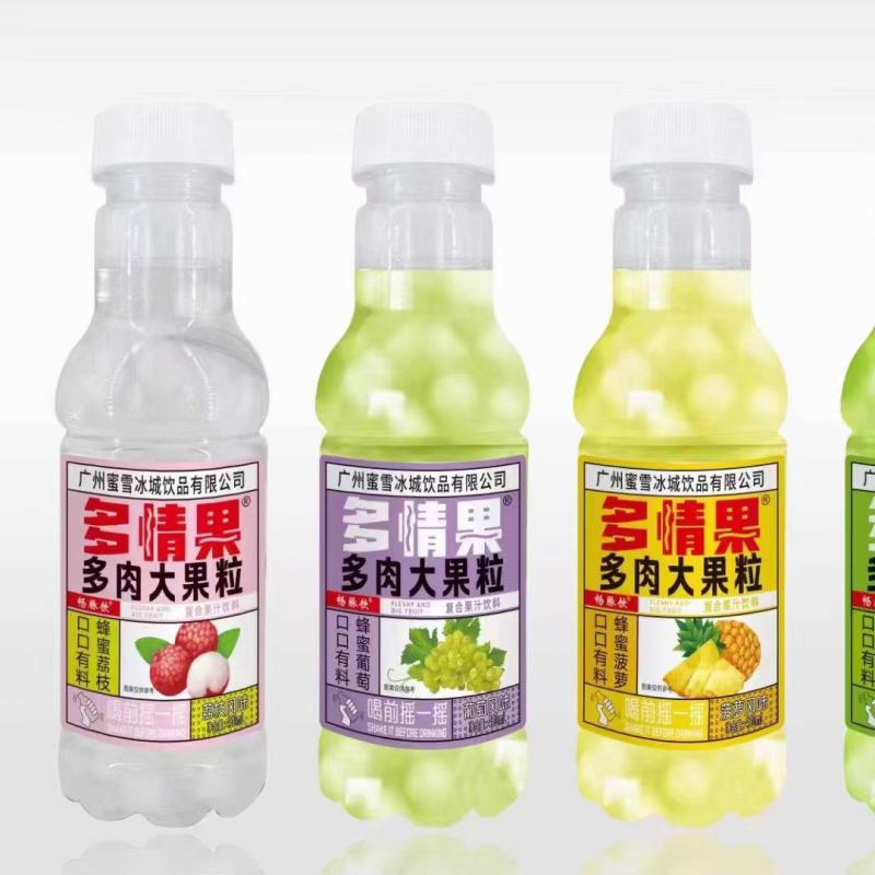 蜜雪冰城大果肉450毫升，真材实料看的见