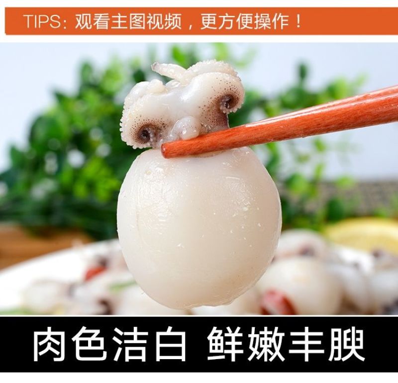 新鲜墨鱼仔海捕鲜活冷冻小乌贼章鱼仔捞汁墨鱼仔火锅食材批发