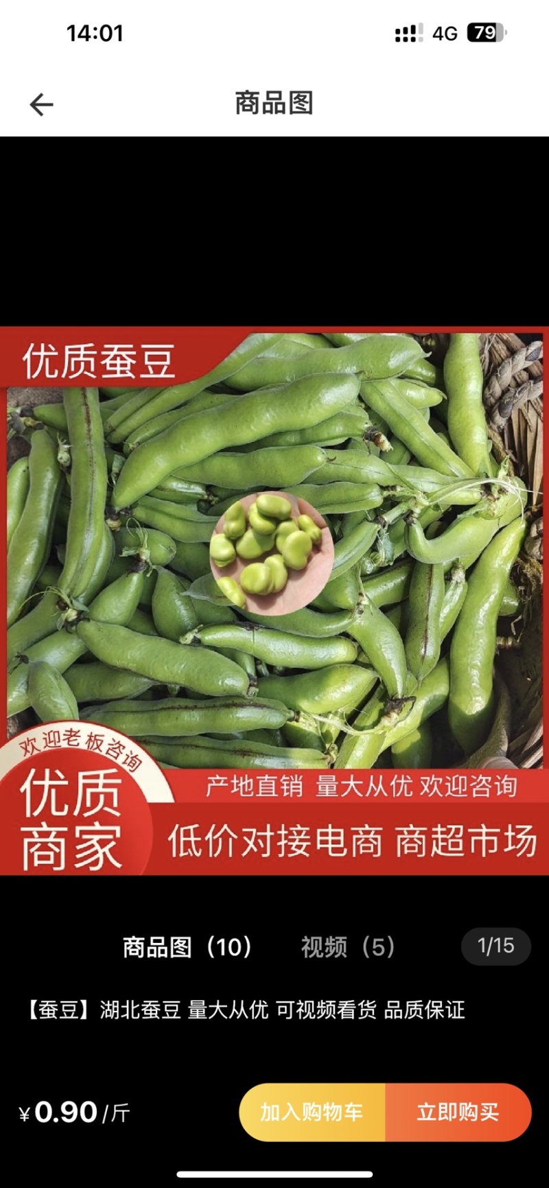 【优选】新上市蚕豆🔥颗粒饱满量大质优湖北青蚕豆