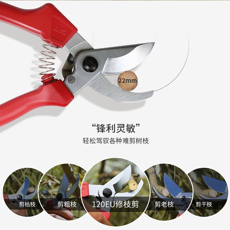 日本原装修枝剪果树粗枝剪爱丽斯ARS120EU园林