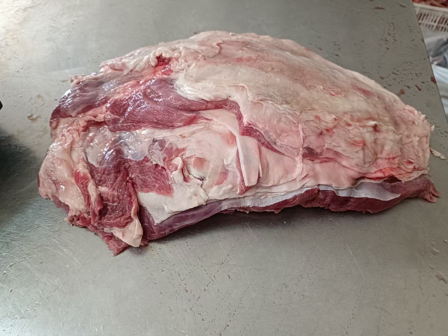 白条羊肉切面细节图