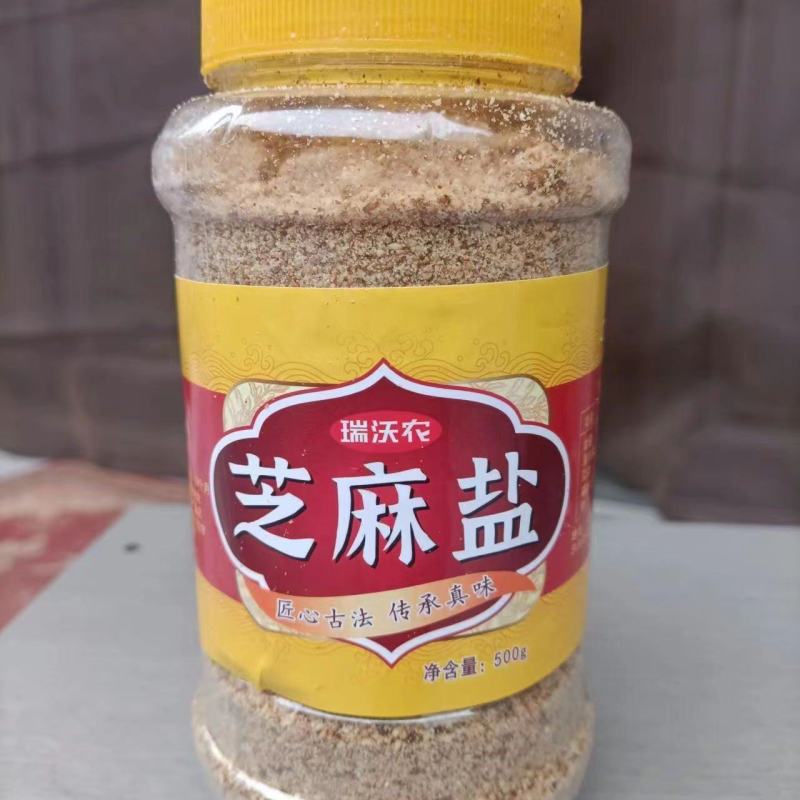 河南特产芝麻盐开罐即食吃法多样欢迎来电咨询