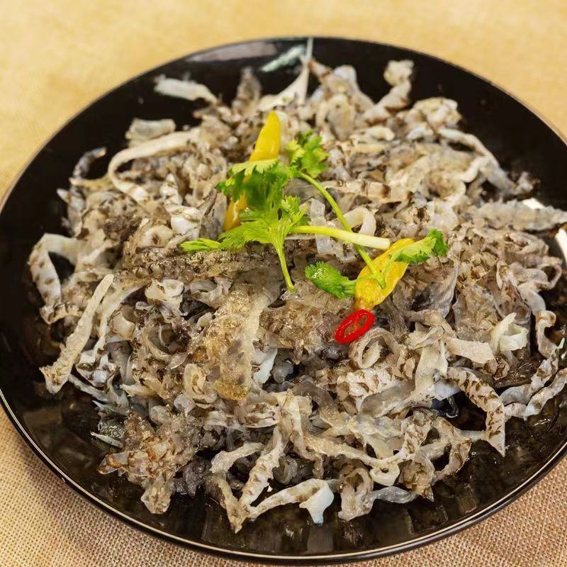 泡椒鱼皮臻大厨开袋即食酸辣开胃小吃凉拌下酒菜批发鱼皮整箱