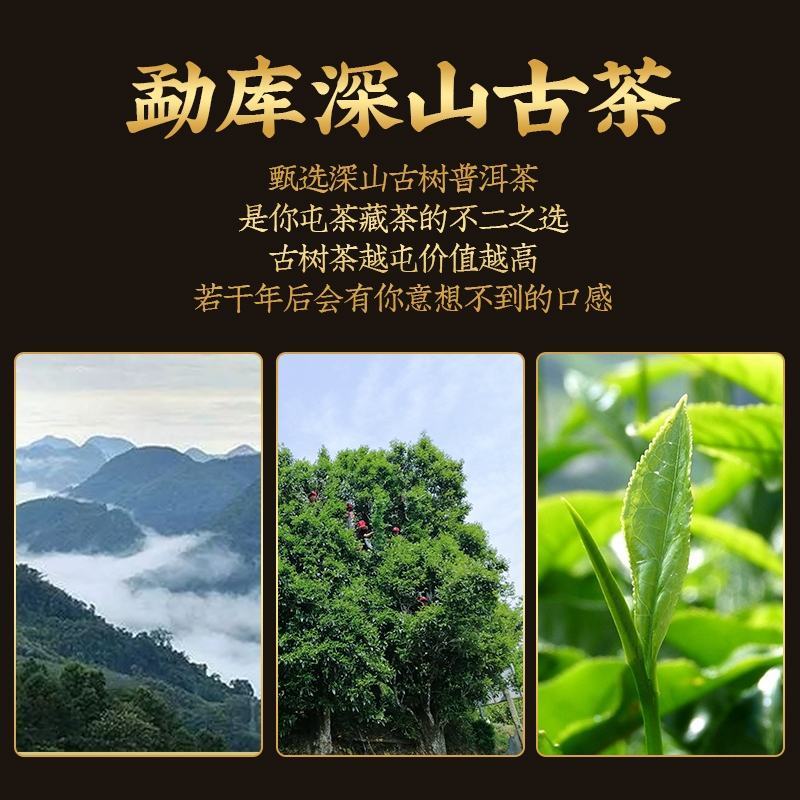 勐库古树普洱茶云南熟茶饼正宗老树3年原料陈香浓香型七子饼