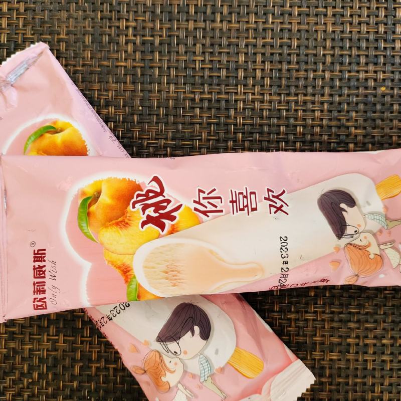 新品上市蜜桃口味雪糕冷饮厂家