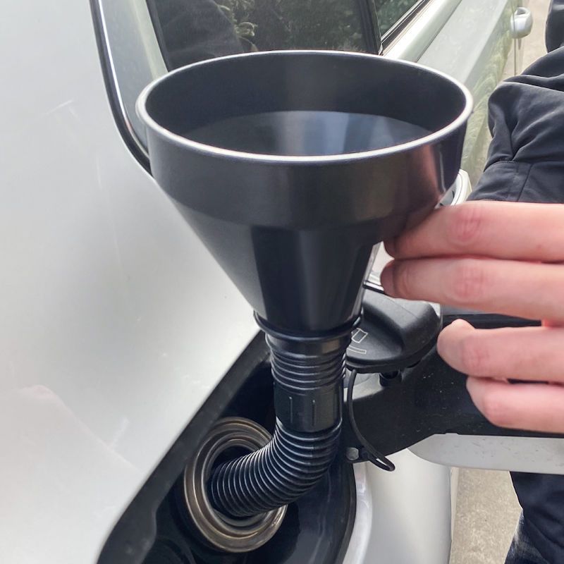 加油漏斗带滤网汽车摩托车专用加汽油机油燃油过滤加厚加油水