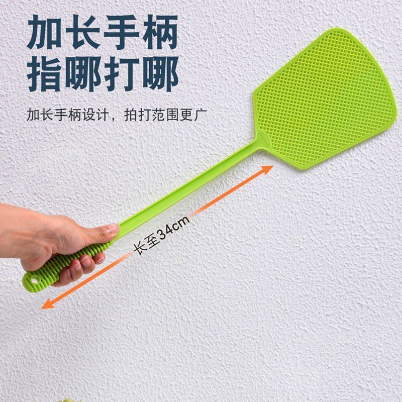 熟胶长柄苍蝇拍打不烂蝇子拍家用蚊子拍苍蝇拍子拍不烂蝇虫拍