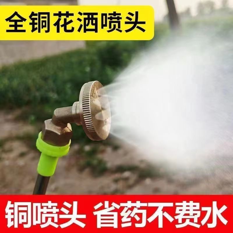 电动喷雾器喷头八孔农药打药喷头通用型农用高压纯铜加厚细腻