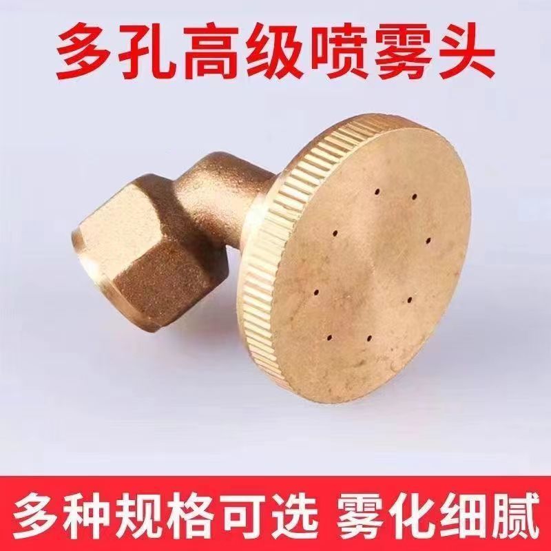 电动喷雾器喷头八孔农药打药喷头通用型农用高压纯铜加厚细腻