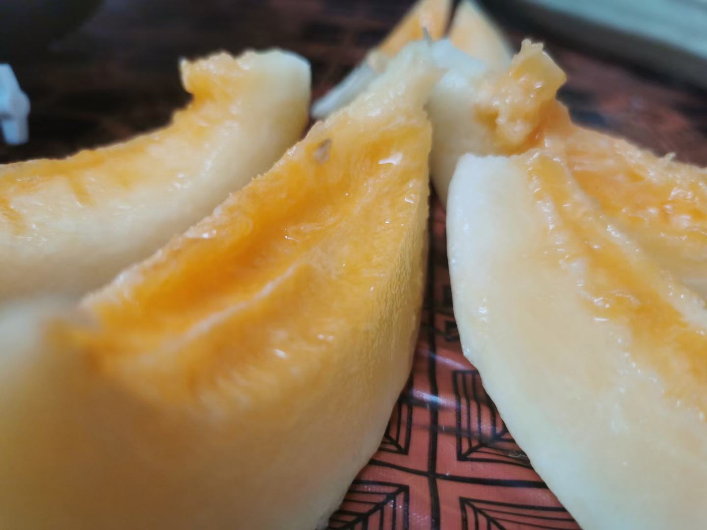木瓜果肉特写