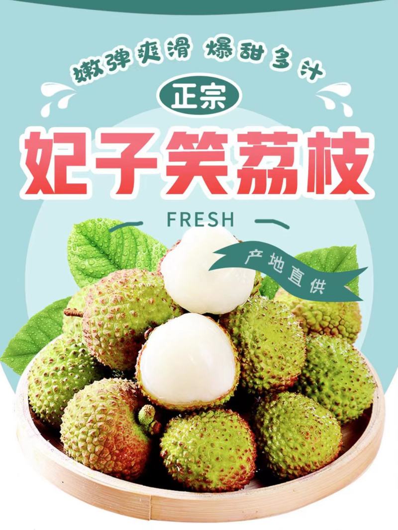 荔枝/白糖罂/妃子笑/桂味/黑叶/糯米糍大果园基地