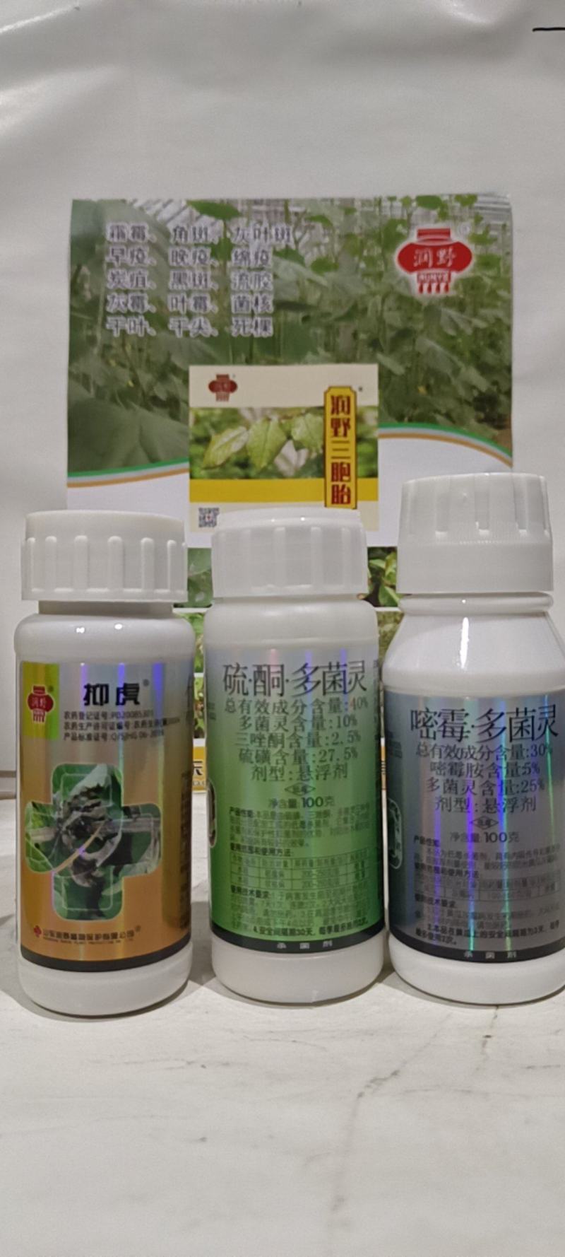 对番茄黄瓜各种真菌细菌病害一季用这一个产品可防治各种病害