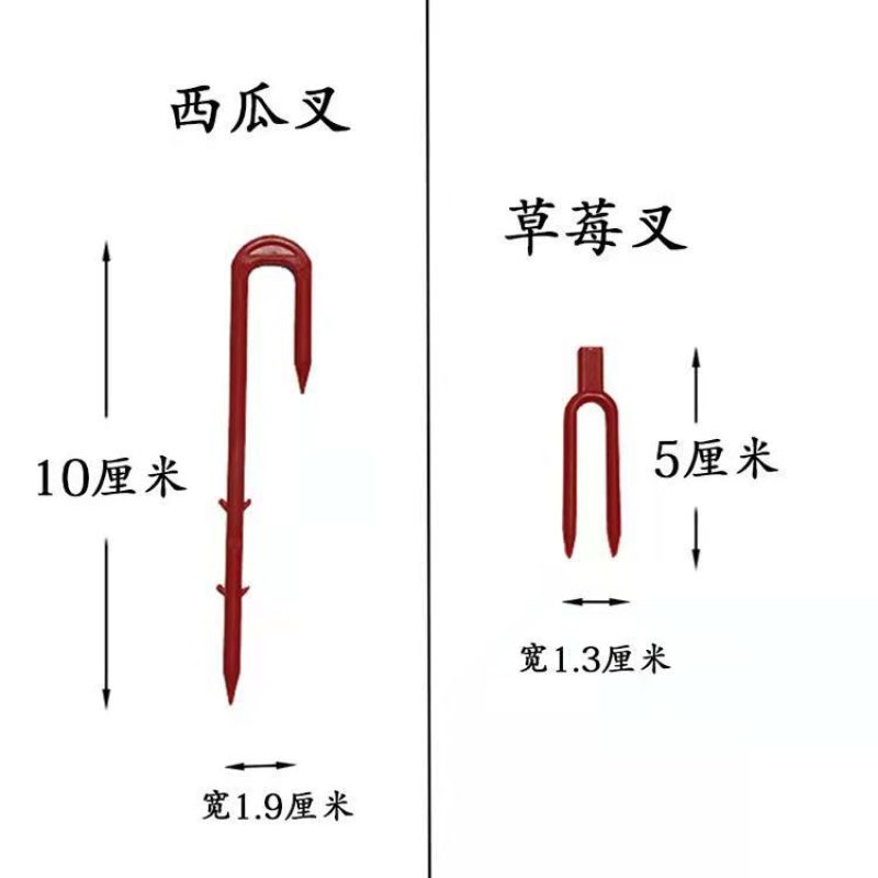 西瓜叉草莓叉甜瓜叉藤蔓育苗叉压苗叉子压茎叉农用大棚植物固