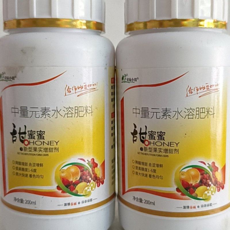 甜蜜蜜可用于各种瓜果蔬菜类作物增甜着色膨果作用。