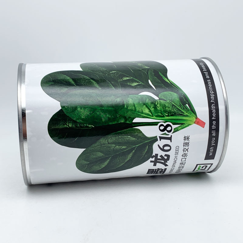 墨龙618菠菜种子丹麦进口黑圆叶直立抗病菠菜籽250克装