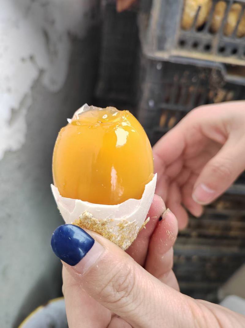 鸭皮蛋溏心鸭皮蛋变蛋批发框装鸭皮蛋地摊货源