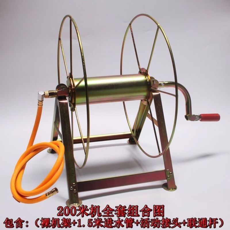 园林农用高压管打药管机动喷雾器手摇绕管机缠管机手动卷管机