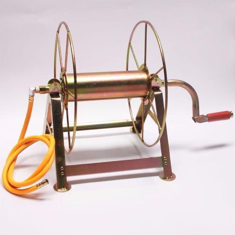园林农用高压管打药管机动喷雾器手摇绕管机缠管机手动卷管机
