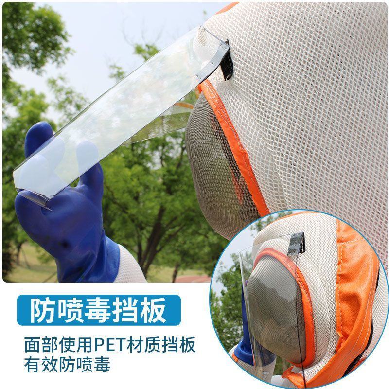 马蜂服防蜂衣全套新款连体加厚透气带风扇爬树抓胡蜂专用防护