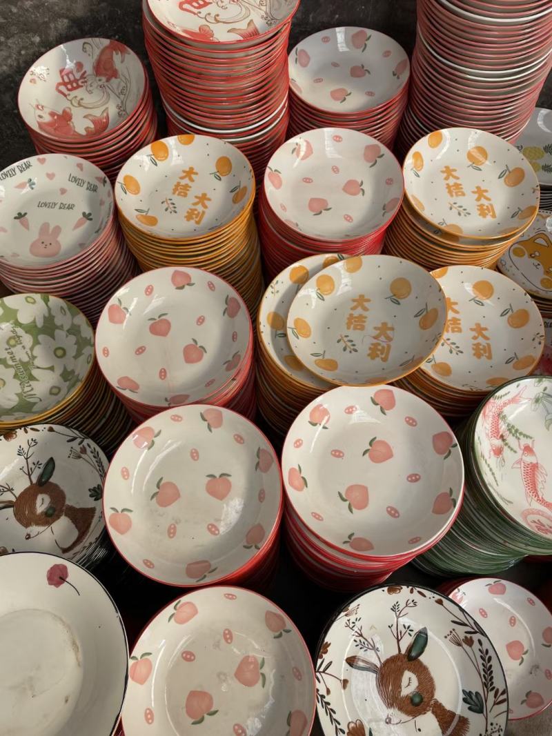 8寸印花混级，1.6一个花色随机[握手][握手]