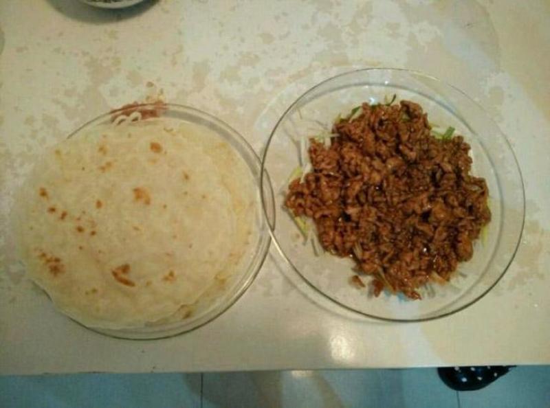 北京烤鸭饼皮京酱肉丝烤面筋卷饼春饼皮对接餐厅酒店有需致电