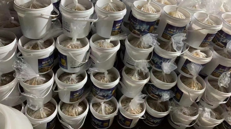 产地直发高品质桶装海蜇丝3斤一桶