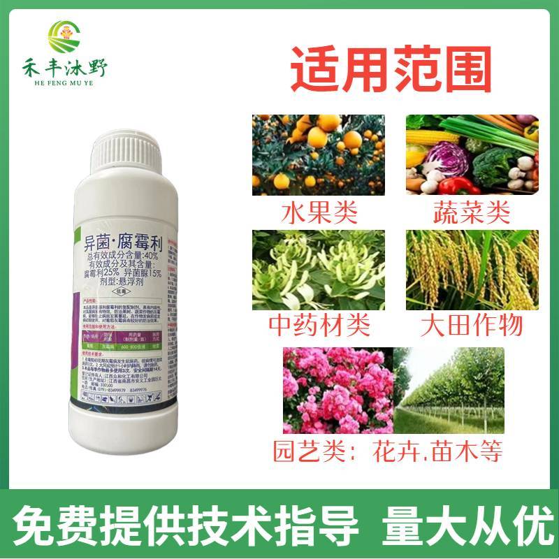 异菌脲腐霉利灰霉病菌核病叶霉病草莓葡萄黄瓜番茄辣椒农药杀