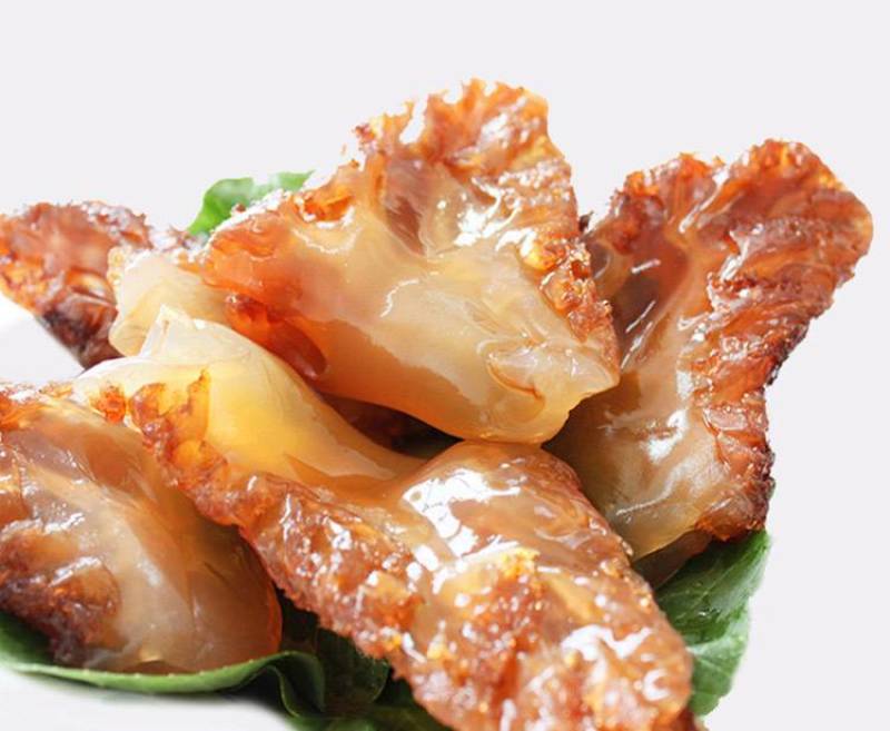 琥珀海蜇丝海蜇头凉拌菜下酒菜500g。