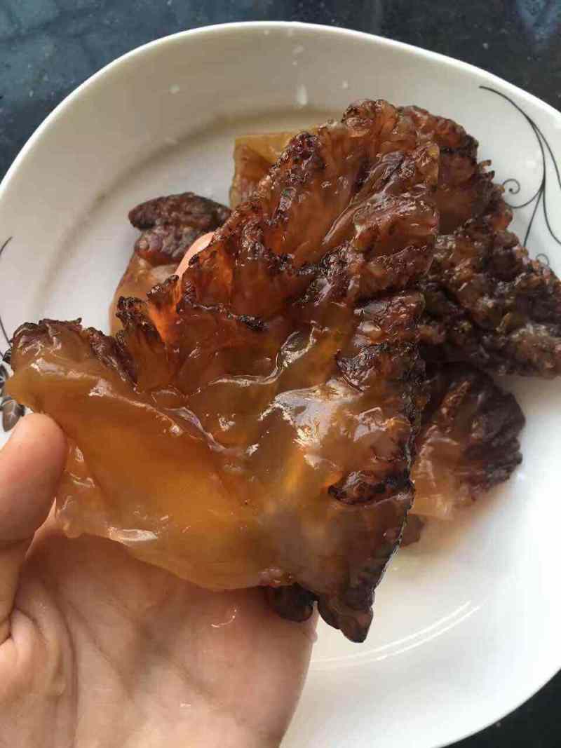 琥珀海蜇丝海蜇头凉拌菜下酒菜500g。