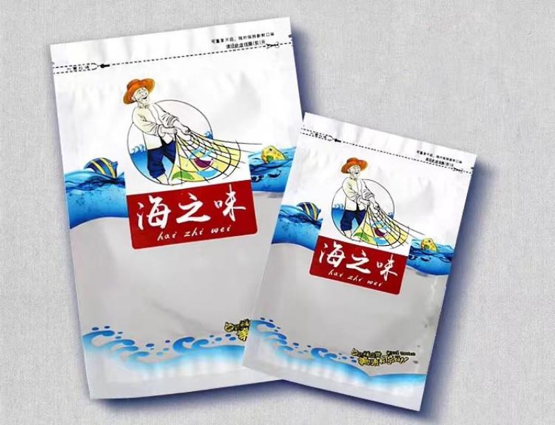 鱿鱼丝烤鱼片海产品包装袋现货海之味大海味道海米包装袋可定