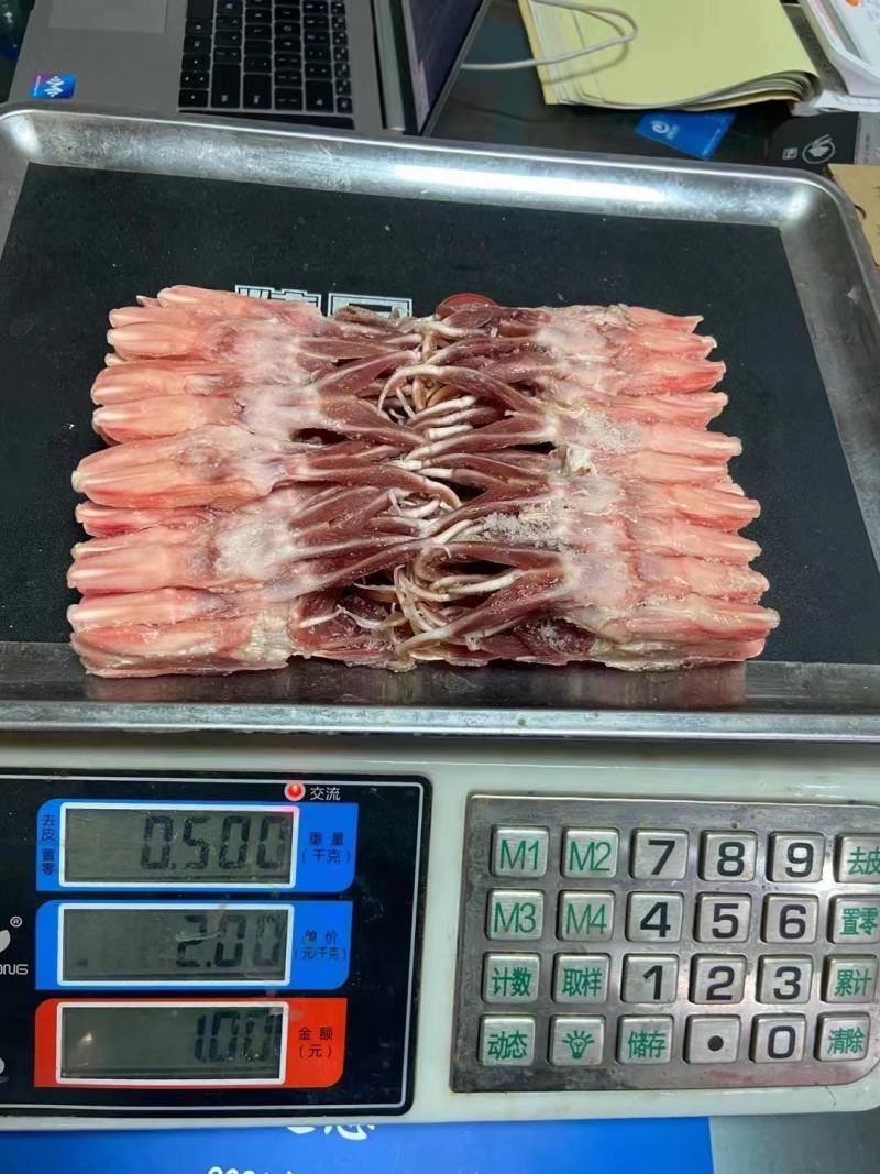 烤鸭头白条头梨花鸭头鸭下巴原料填鸭头质量好鸭舌
