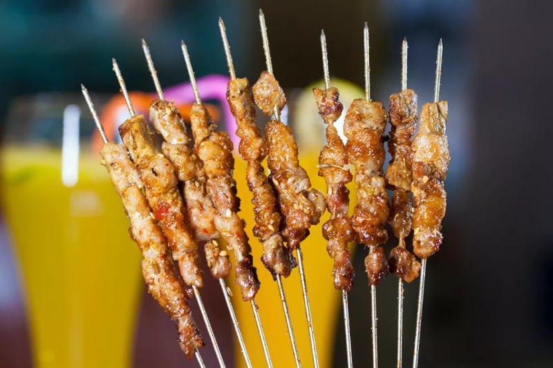 纯牛肉串，烧烤爆品，不需解冻可直接烤制，电商可一件代发！