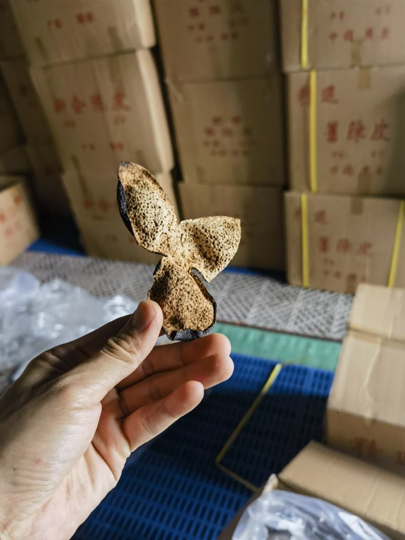 新会陈皮扎把陈皮散皮《产地》三花陈皮【自然凉晒】茶枝柑皮