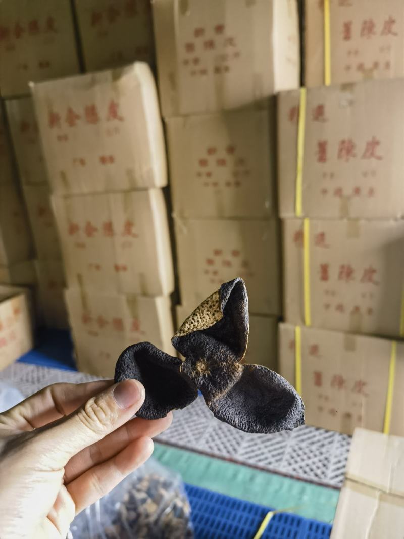 新会陈皮扎把陈皮散皮《产地》三花陈皮【自然凉晒】茶枝柑皮